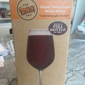 Wine Glass, Fits an entire bottle